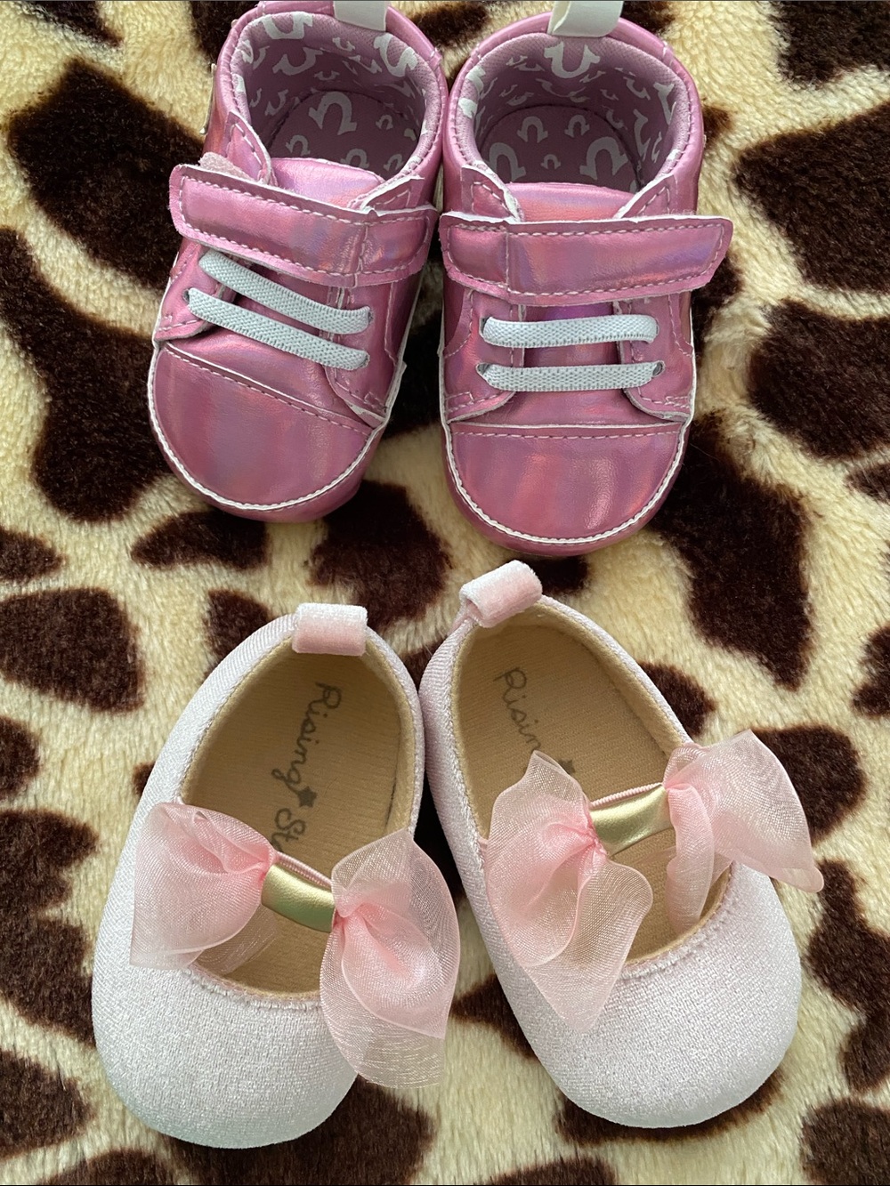 True Religion  Star Pink Iridescent Sneakers & Rising Star Ballet Flats